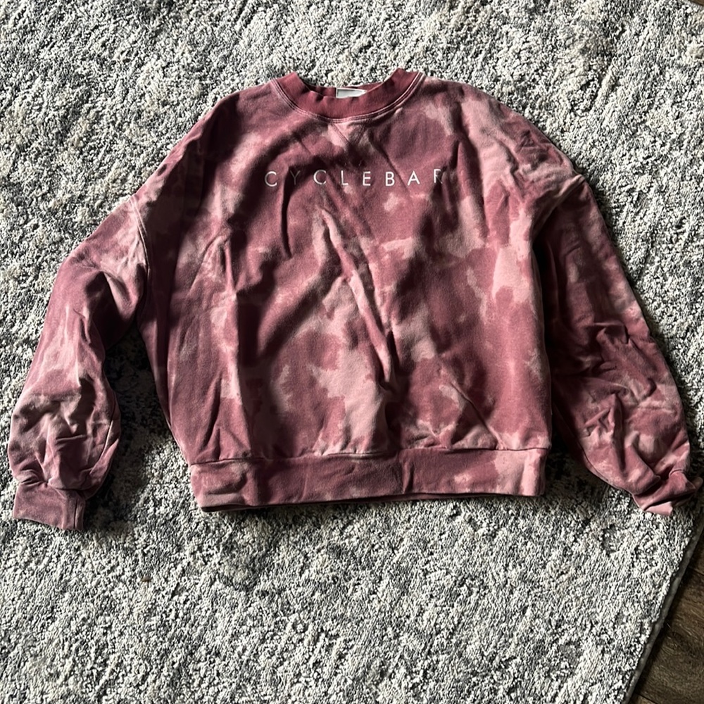 Pink Tye-Dye CycleBar Sweater